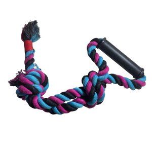 Rope dog toy chew toy w/ handle